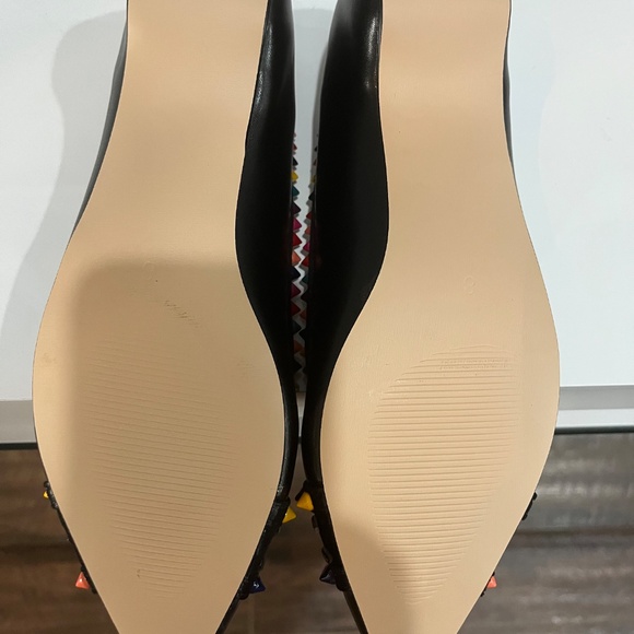 Multi Colored Faux Leather Flats - Picture 9 of 11